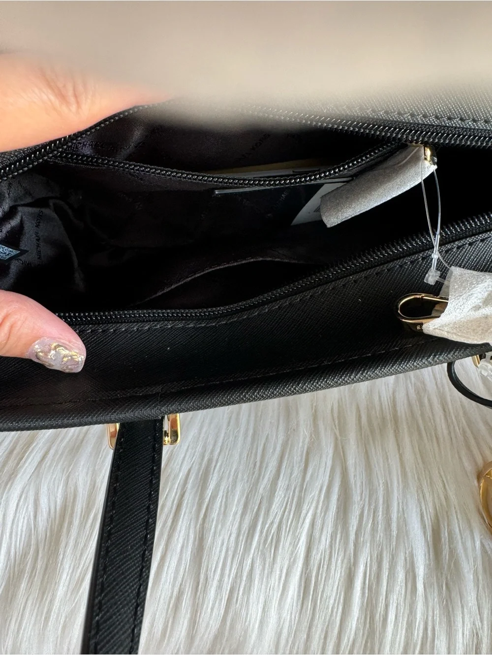 Michael Kors Jet Set xs Logo Tote Bag in Black